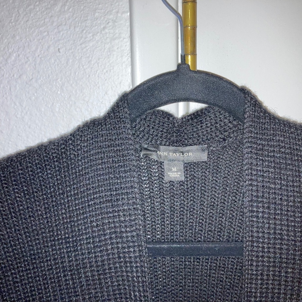Black cardigan